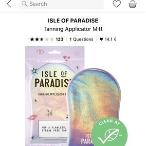 Isle of Paradise Iridescent Rainbow Tanning Applicator Mitt